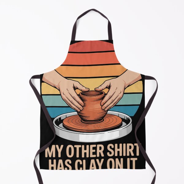 Item preview, My Other Has Clay On It - Pottery Ceramicist designed and sold by blueyeeti.