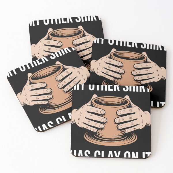 Item preview, My Other Has Clay On It Ceramist Funny Pottery designed and sold by blueyeeti.