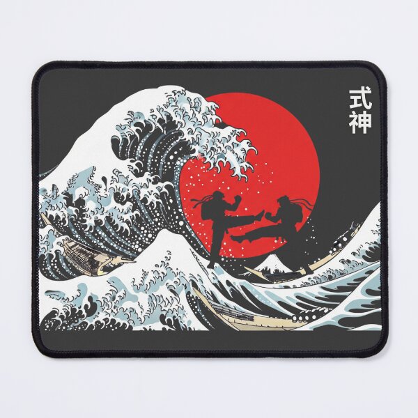 Item preview, Martial Arts Duel in Great Wave T-Shirts designed and sold by loccotown168.