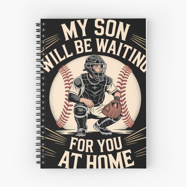 Item preview, My Son Will Be Waiting on You Home Baseball Catcher designed and sold by blueyeeti.