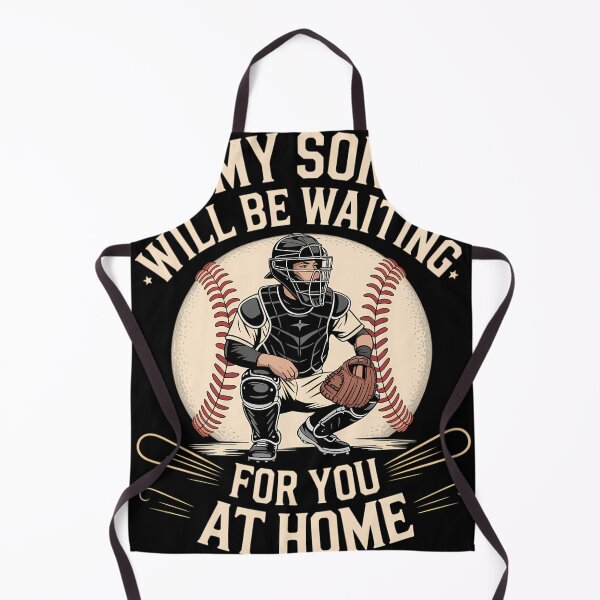 Item preview, My Son Will Be Waiting on You Home Baseball Catcher designed and sold by blueyeeti.