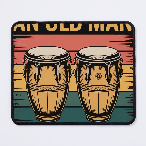 Item preview, Never Underestimate An Old Man With Conga Drums Congas designed and sold by blueyeeti.