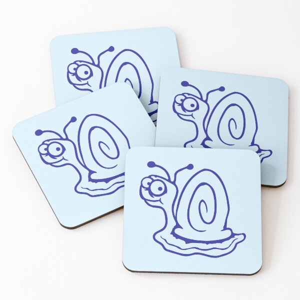 Item preview, Afraid Snail Fear Anxieties Uncertain Smile Shy Funny Comic designed and sold by shirt-o-mat.