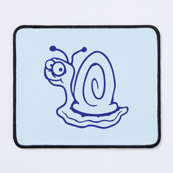 Item preview, Afraid Snail Fear Anxieties Uncertain Smile Shy Funny Comic designed and sold by shirt-o-mat.