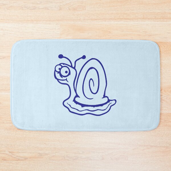 Item preview, Afraid Snail Fear Anxieties Uncertain Smile Shy Funny Comic designed and sold by shirt-o-mat.