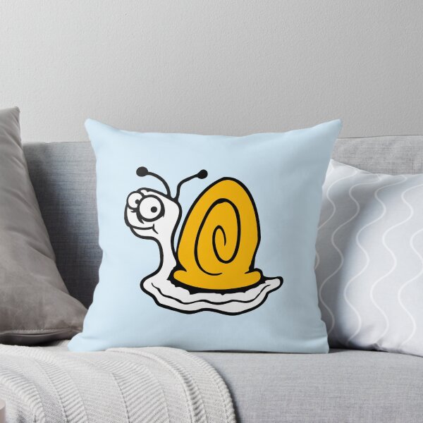 Item preview, Afraid Snail Fear Anxieties Uncertain Smile Shy designed and sold by shirt-o-mat.