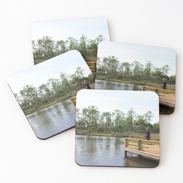 Item preview, Fishing Enjoying the Beauty of Natures Blessings Princess Place Preserve Artistic Photograph designed and sold by Shannon Sears .