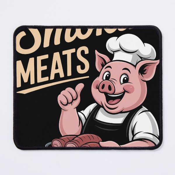 Item preview, Old Rows Smokin Meats And Clapping Cheeks BBQ designed and sold by blueyeeti.