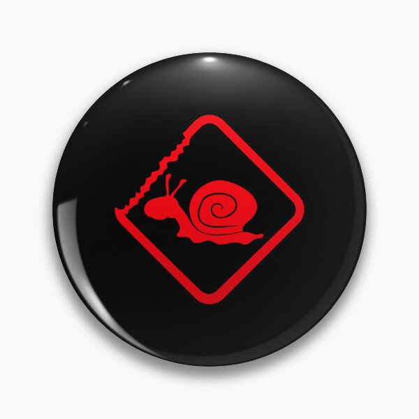 Item preview, Snail Warning Danger Zone Attention Sign Information Bite designed and sold by shirt-o-mat.