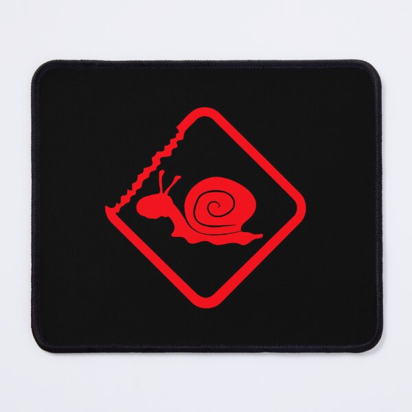 Item preview, Snail Warning Danger Zone Attention Sign Information Bite designed and sold by shirt-o-mat.