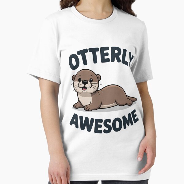 Aperçu de l'œuvre Loutre géniale, amoureux des animaux marins créée et vendue par blueyeeti.