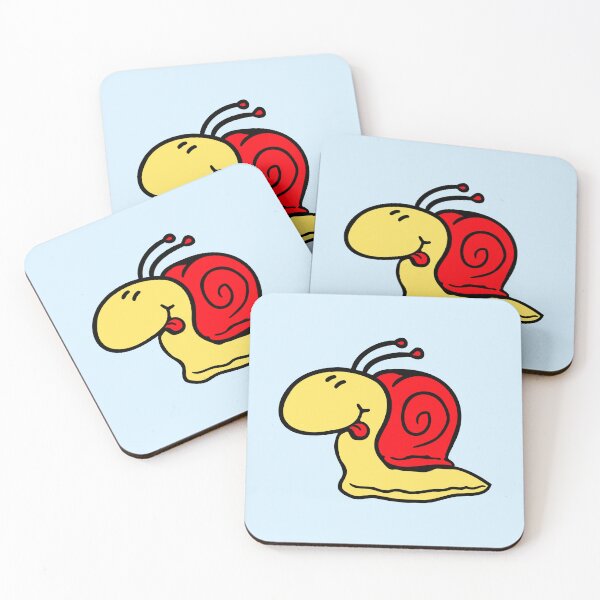 Item preview, Happy Snail Sticking Tongue Out Grimace Funny Comic designed and sold by shirt-o-mat.
