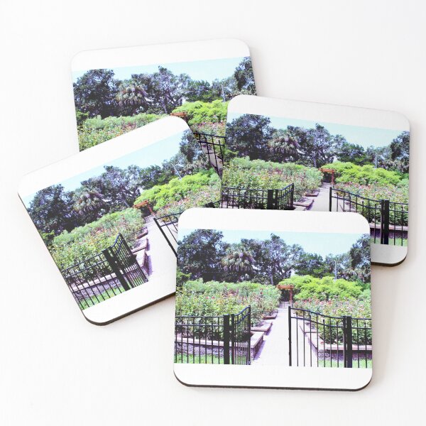 Item preview, Open Gates to the Flourishing Roses Washington Oaks State Park Artistic Photograph designed and sold by Shannon Sears .
