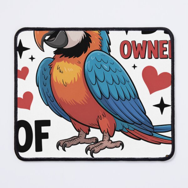 Item preview, Owner Of The Macaw Cool Parrot designed and sold by blueyeeti.