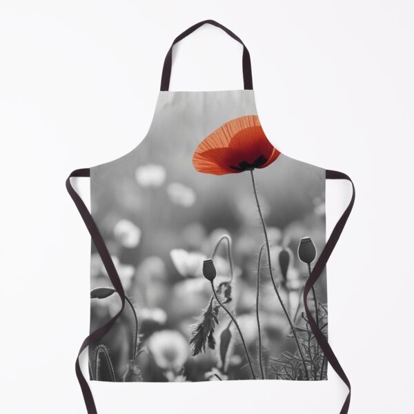 Item preview, Red Poppy – Minimalist Selective-Color Floral Art designed and sold by SmyrnaArtGalery.