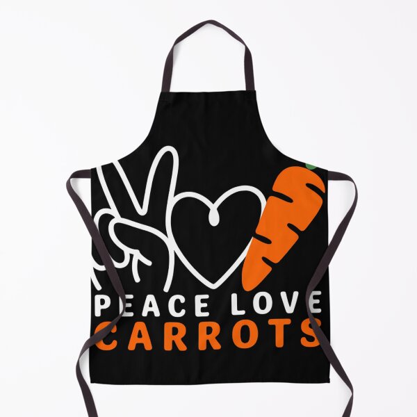 Item preview, Peace Love Carrots Fresh Carrot Vegetable Lover Vegan designed and sold by blueyeeti.