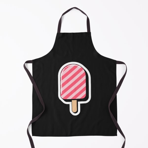 Item preview, Pink popsicle with striped pattern, pop art designed and sold by artskill2k17.