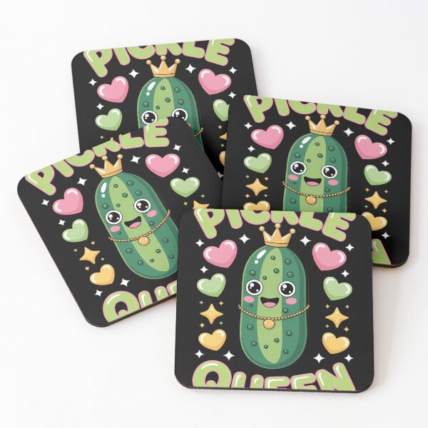 Item preview, Pickle Queen  funny pickle jar of cucumber designed and sold by blueyeeti.