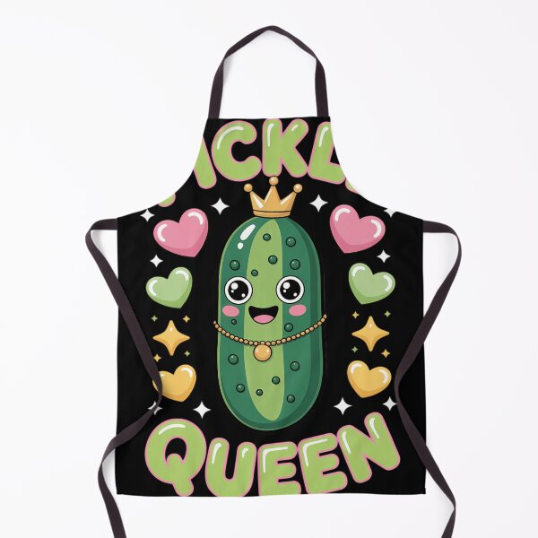 Item preview, Pickle Queen funny pickle jar of cucumber designed and sold by blueyeeti.
