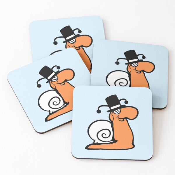Item preview, Snail Sir Gentleman Mr. rich Monocle Glasses Top Hat designed and sold by shirt-o-mat.