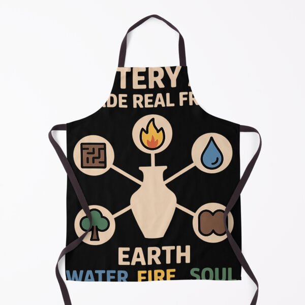 Item preview, Pottery Art Made Real From Earth, Water, Fire Soul designed and sold by blueyeeti.