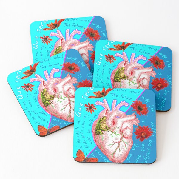 Item preview, Anatomy Heart Red Flowers Frog designed and sold by ZoiKontouArt.