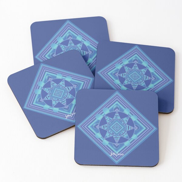 Item preview, BLUE PURPLE YOGA  MANDALA  designed and sold by jetty born.
