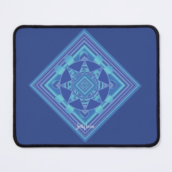 Item preview, BLUE PURPLE YOGA  MANDALA  designed and sold by jetty born.