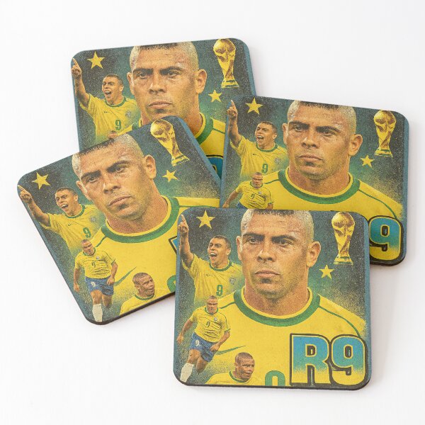 Item preview, Ronaldo R9 Retro T-Shirt | 90s Brazil Football Legend designed and sold by RollaArt.