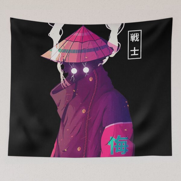 Item preview, Vaporwave Neo Tokyo Aesthetic Samurai  designed and sold by OWLvision33.