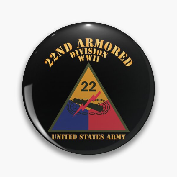 Item preview, Army - SSI - 22nd Armored Division - WWII - US Army X 300 designed and sold by Military Insignia Products.