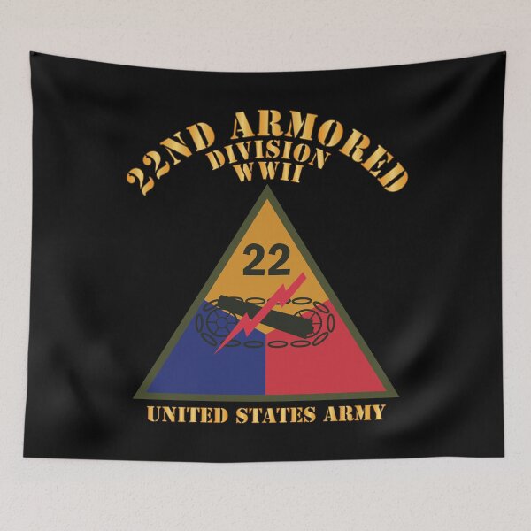Item preview, Army - SSI - 22nd Armored Division - WWII - US Army X 300 designed and sold by Military Insignia Products.