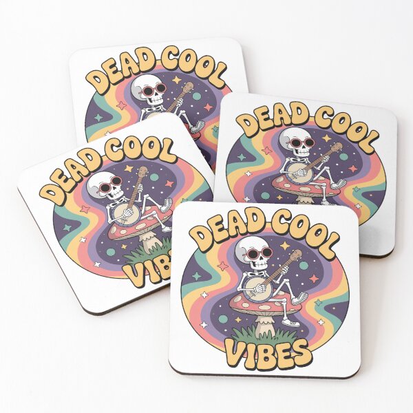 Item preview, Dead Cool Vibes Skeleton Banjo Mushroom Graphic Tee Funny Music Skull Illustration designed and sold by PixelMuse2024.