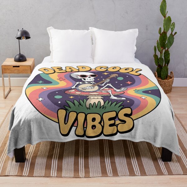 Item preview, Dead Cool Vibes Skeleton Banjo Mushroom Graphic Tee Funny Music Skull Illustration designed and sold by PixelMuse2024.