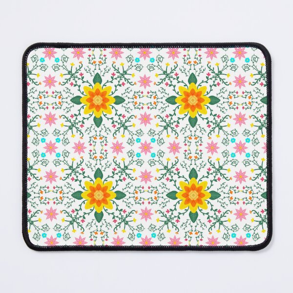 Item preview, Bright Folk Garden – Hand-Drawn Floral Pattern designed and sold by raphicha365.