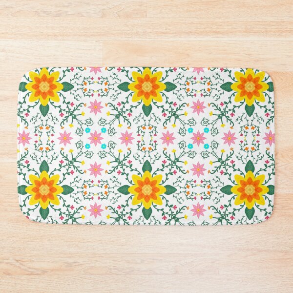 Item preview, Bright Folk Garden – Hand-Drawn Floral Pattern designed and sold by raphicha365.