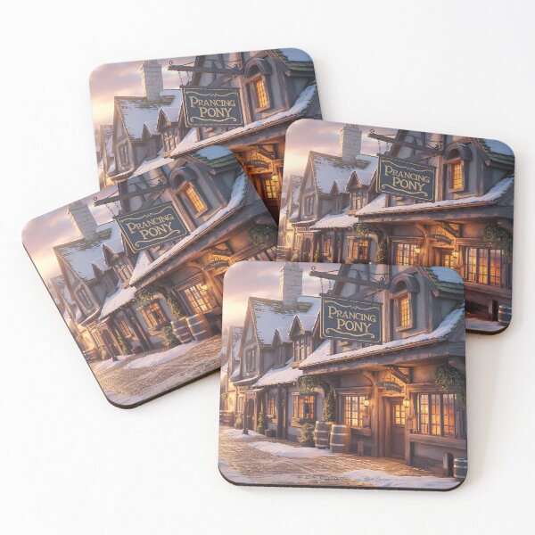 Item preview, Human village in winter medieval fantasy designed and sold by jbfart.