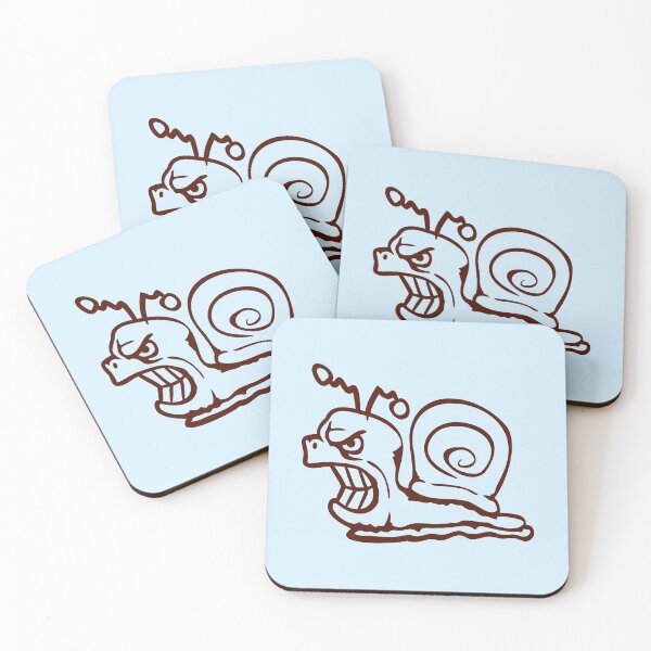 Item preview, Evil Snail Angry Bad Teeth Grinding Boy Furious Anger designed and sold by shirt-o-mat.
