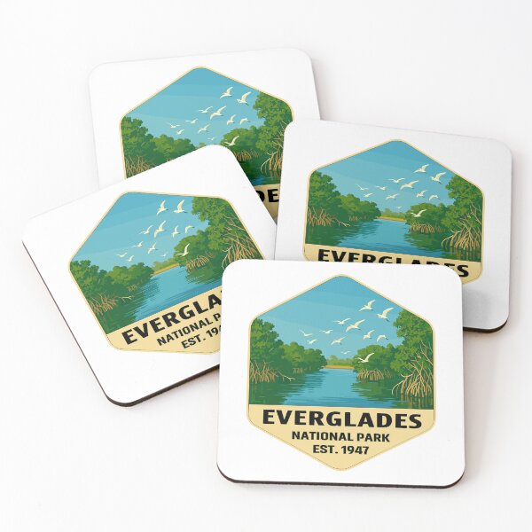 Item preview, Everglades National Park Retro Swamp Wildlife Sticker designed and sold by Ismeal Von.