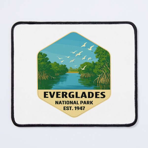 Item preview, Everglades National Park Retro Swamp Wildlife Sticker designed and sold by Ismeal Von.