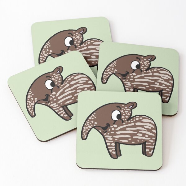 Item preview, Tapir Cartoon: Jungle Lover Design designed and sold by Claustronautas.