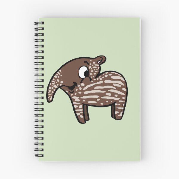 Item preview, Tapir Cartoon: Jungle Lover Design designed and sold by Claustronautas.