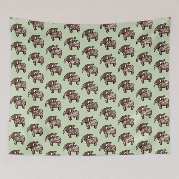 Item preview, Tapir Cartoon: Jungle Lover Design designed and sold by Claustronautas.