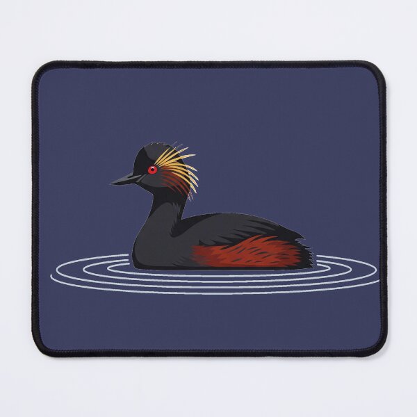 Item preview, The Black-necked Grebe - Minimalist Grebe Art designed and sold by TheArtEngineer.