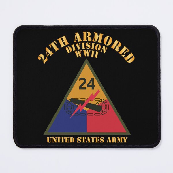 Item preview, Army - SSI - 24th Armored Division - WWII - US Army X 300 designed and sold by Military Insignia Products.