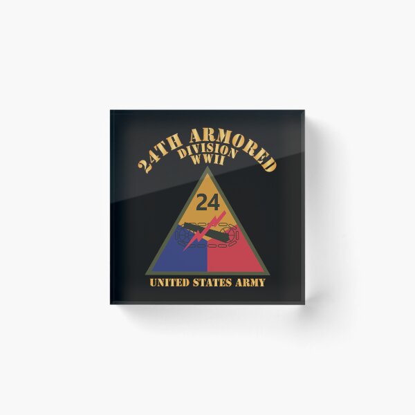Item preview, Army - SSI - 24th Armored Division - WWII - US Army X 300 designed and sold by Military Insignia Products.