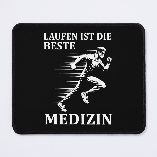 Item preview, Running is the best medicine – design for sporty doctors and nurses designed and sold by RetroMaritalArt.