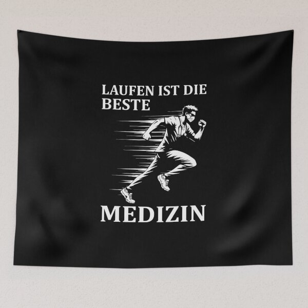 Item preview, Running is the best medicine – design for sporty doctors and nurses designed and sold by RetroMaritalArt.