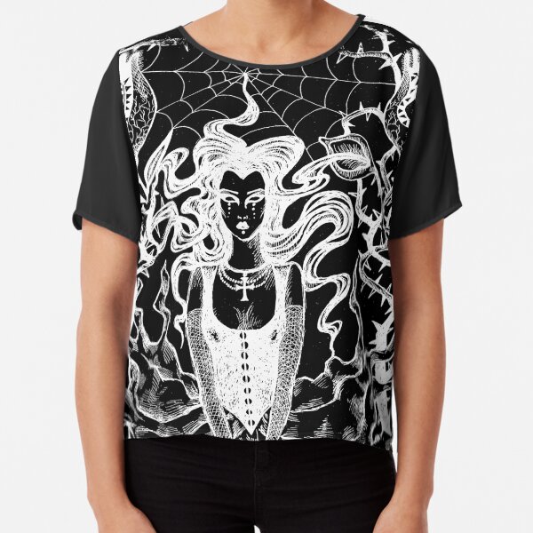Unspeakable Things Cover - Issue - Black Version Chiffon Top