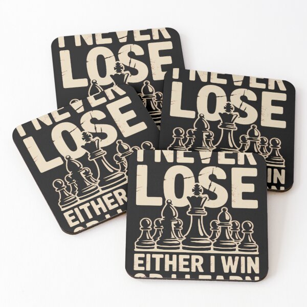 Item preview, Chess Mindset Quote – Win or Learn Strategy Game designed and sold by DoorwayThreads.